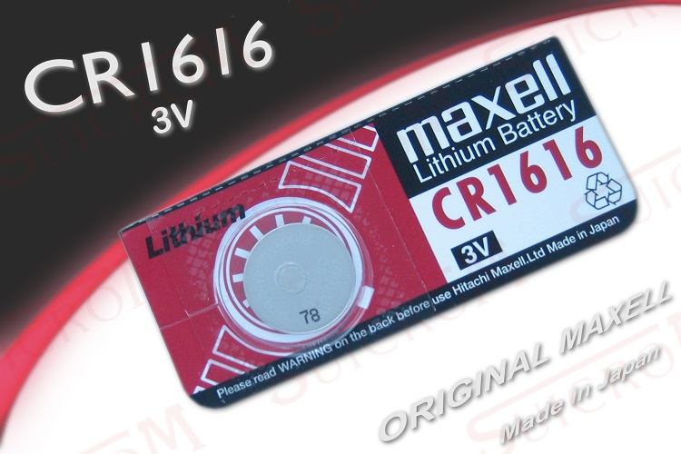 Pilas Maxell Lithium Cr1616