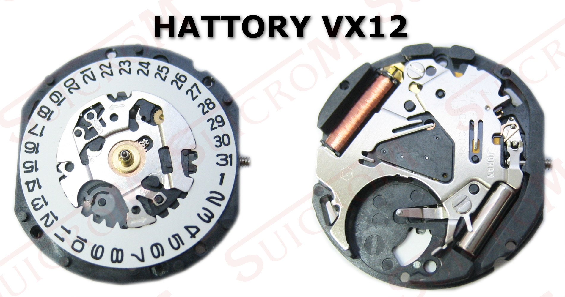Movimiento Hattory Vx12