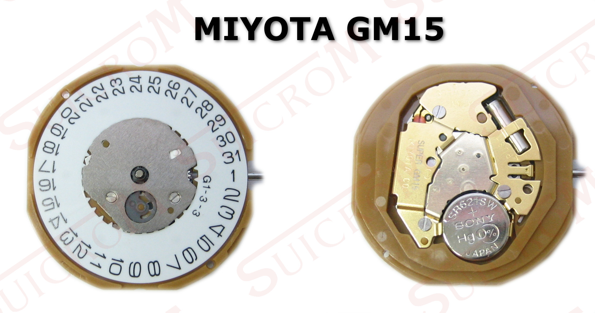 Movimiento Miyota Gm15