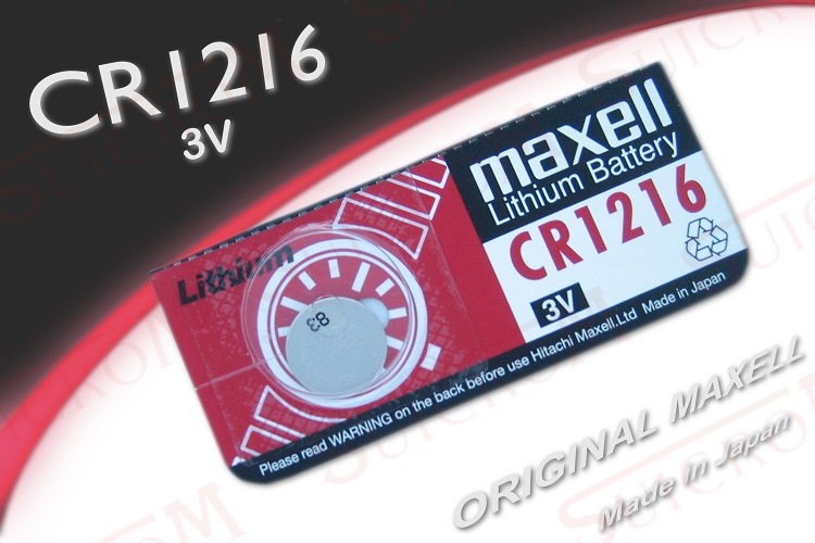 Pilas Maxell Lithium Cr1216